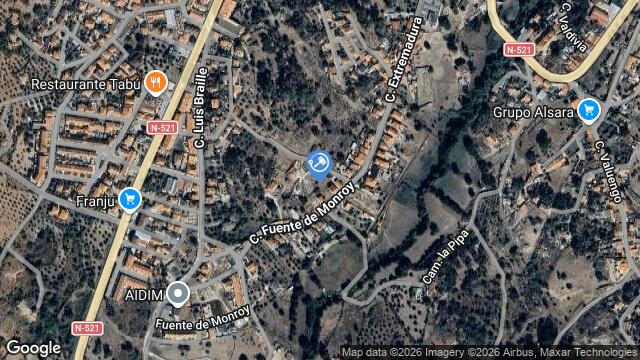 Ubicación de la subastas Subasta de cl fuente de monroy ( valencia de alcÁntara) en VALENCIA DE ALCÁNTARA