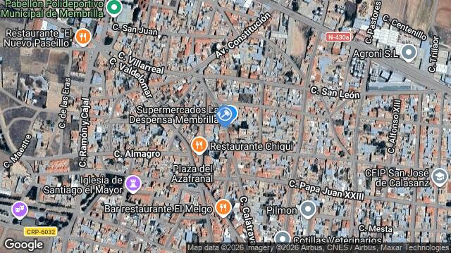 Ubicación de la subastas Subasta de vivienda en MEMBRILLA