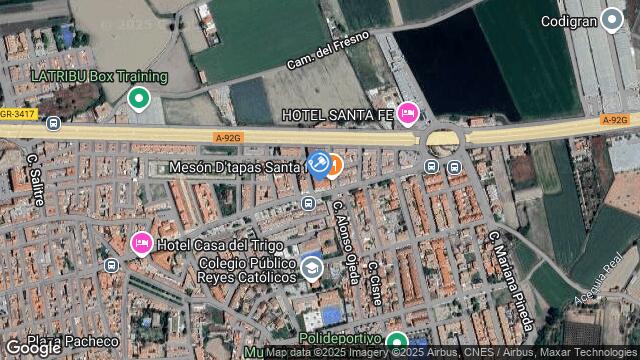Ubicación de la subastas Subasta de garaje en SANTA FE