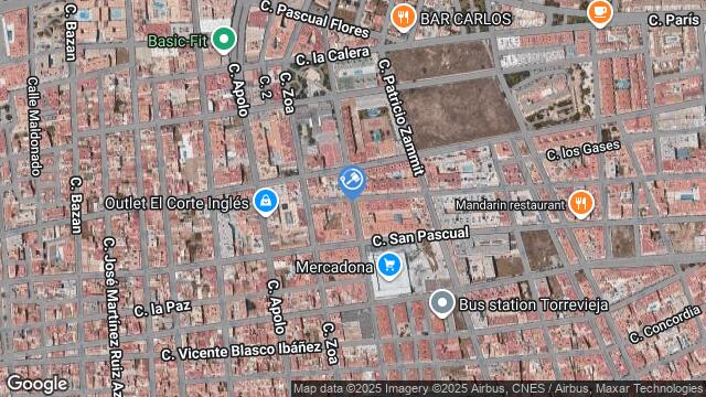 Ubicación de la subastas Subasta de vivienda en TORREVIEJA