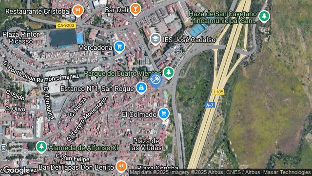 Ubicación de la subastas Subasta de cl coronel moscoso ( san roque) en SAN ROQUE