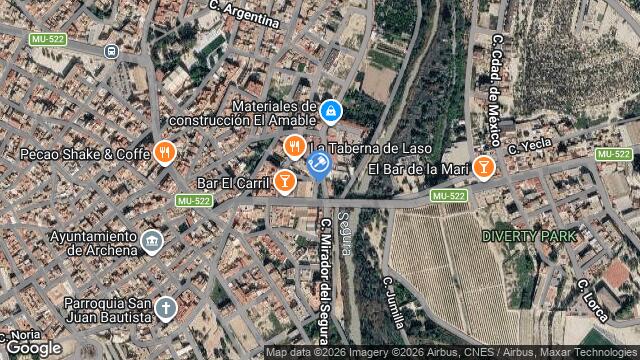 Ubicación de la subastas Subasta de av rio segura c/maestro pepe ( archena) en ARCHENA