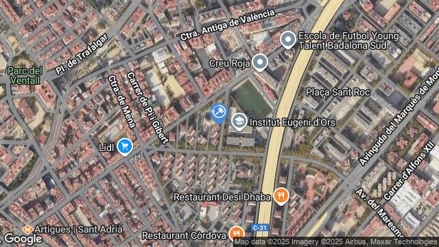 Ubicación de la subastas Subasta de vivienda en Badalona