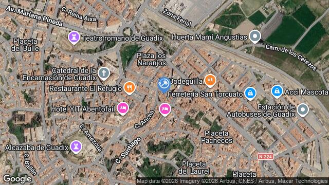 Ubicación de la subastas Subasta de vivienda en GUADIX