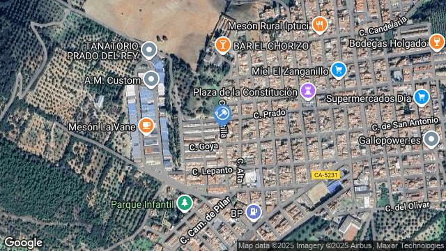 Ubicación de la subastas Subasta de local comercial en PRADO DEL REY