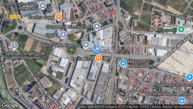 Ubicación de la subastas Subasta de 122 rustica 1/2 p.d.pri  ( algemesi - algemesi parti foya) en ALGEMESI PARTI FOYA