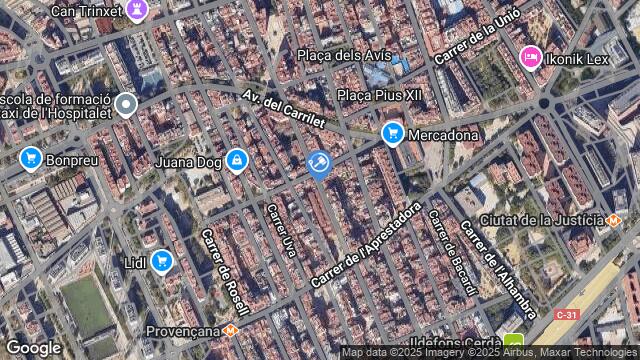 Ubicación de la subastas Subasta de local comercial en L'HOSPITALET