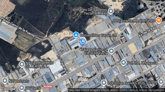 Ubicación de la subastas Subasta de garaje en YECLA