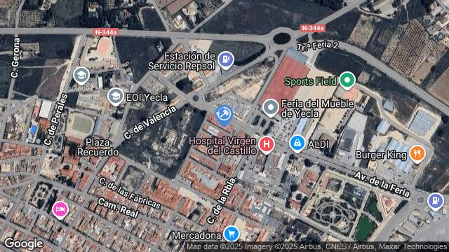 Ubicación de la subastas Subasta de vivienda en YECLA