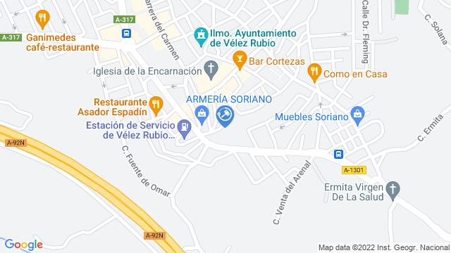 Ubicación de la subastas Subasta de vivienda en Velez Rubio