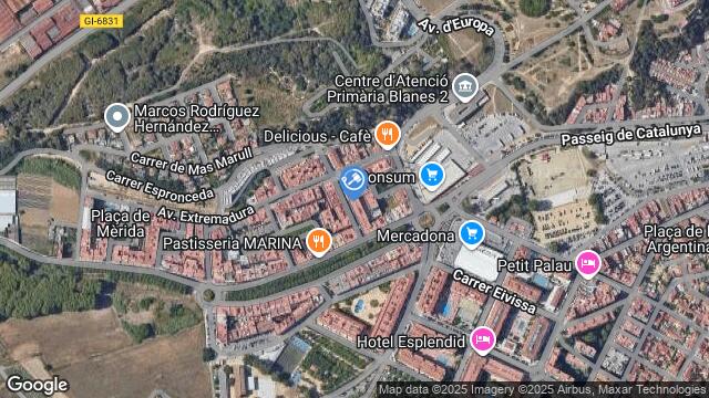 Ubicación de la subastas Subasta de vivienda en Blanes