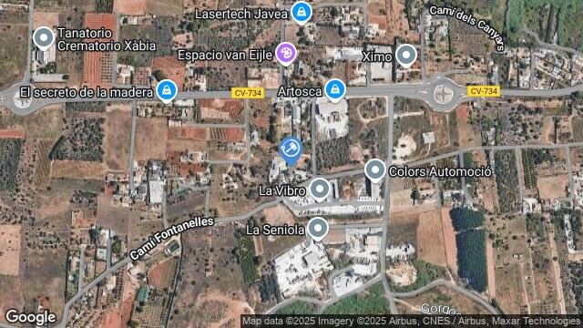 Ubicación de la subastas Subasta de solar en JAVEA/XABIA
