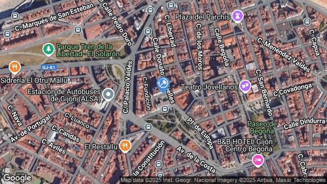 Ubicación de la subastas Subasta de local comercial en GIJON