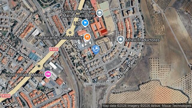 Ubicación de la subastas Subasta de vivienda en Mérida