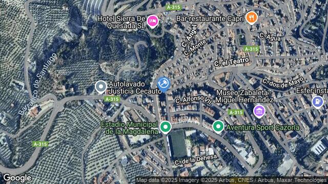 Ubicación de la subastas Subasta de vivienda en QUESADA