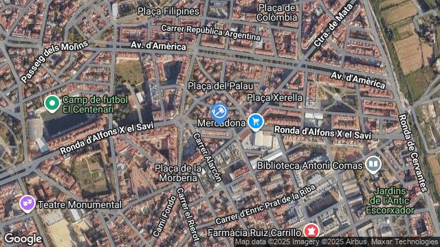 Ubicación de la subastas Subasta de vivienda en BADALONA