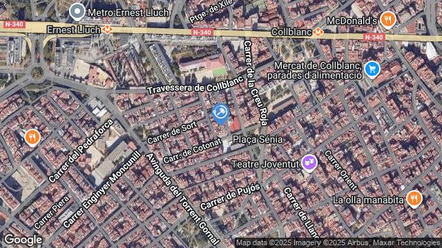 Ubicación de la subastas Subasta de vivienda en HOSPITALET DE LLOBREGAT