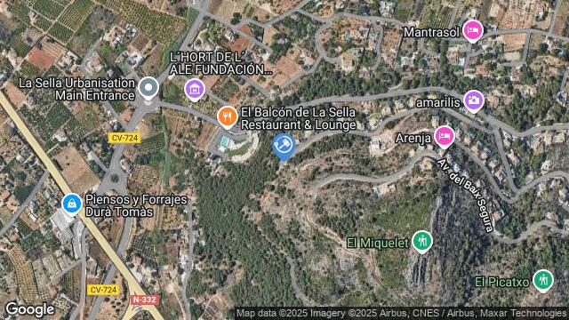 Ubicación de la subastas Subasta de solar en Pedreguer