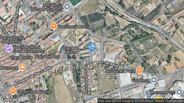 Ubicación de la subastas Subasta de vivienda en RIUDOMS