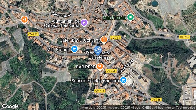 Ubicación de la subastas Subasta de garaje en Callosa En Sarria