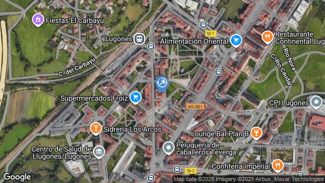 Ubicación de la subastas Subasta de local comercial en Lugones