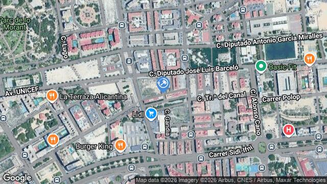 Ubicación de la subastas Subasta de 693 paraje terrers  ( alfafara - alicante) en ALICANTE