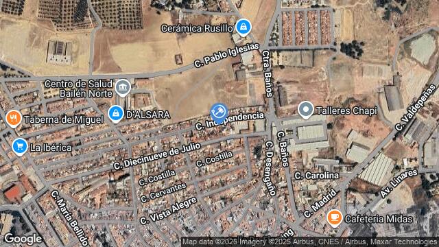 Ubicación de la subastas Subasta de vivienda en BAILÉN