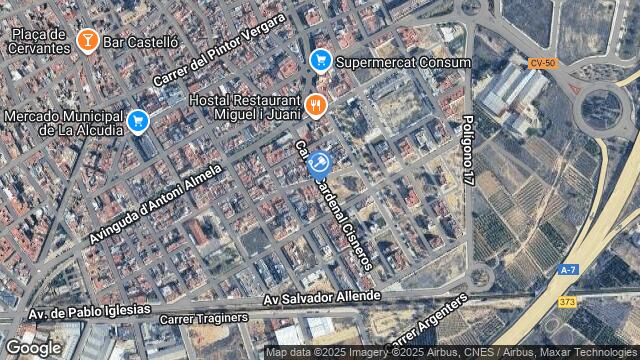 Ubicación de la subastas Subasta de garaje en L' ALCUDIA