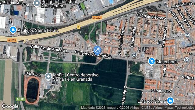 Ubicación de la subastas Subasta de av america edf. akaisu en Granada