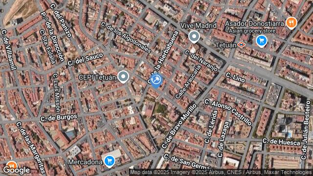 Ubicación de la subastas Subasta de garaje en MADRID