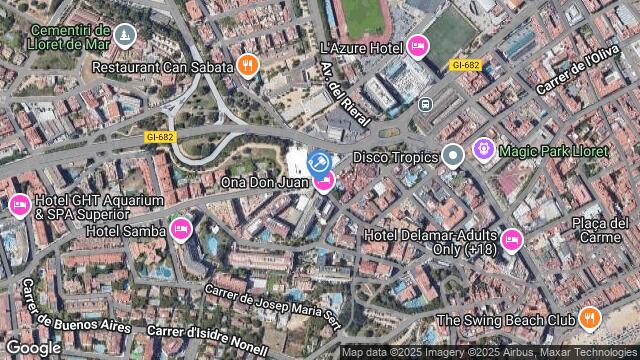 Ubicación de la subastas Subasta de solar en LLORET DE MAR