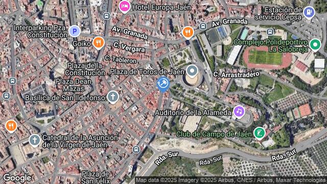 Ubicación de la subastas Subasta de garaje en JAEN