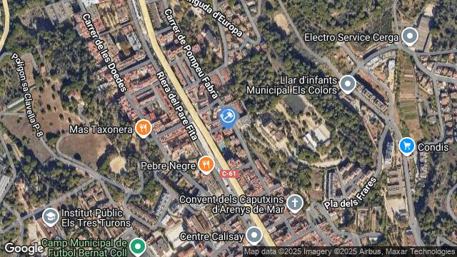 Ubicación de la subastas Subasta de garaje en Arenys de Mar