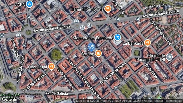 Ubicación de la subastas Subasta de vivienda en PAMPLONA