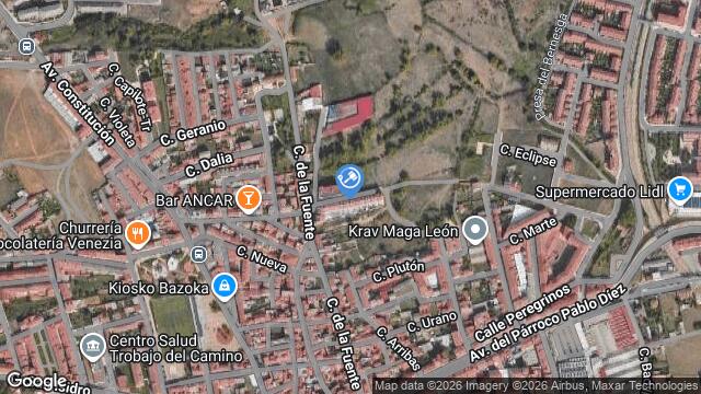 Ubicación de la subastas Subasta de garaje en TROBAJO DEL CAMINO