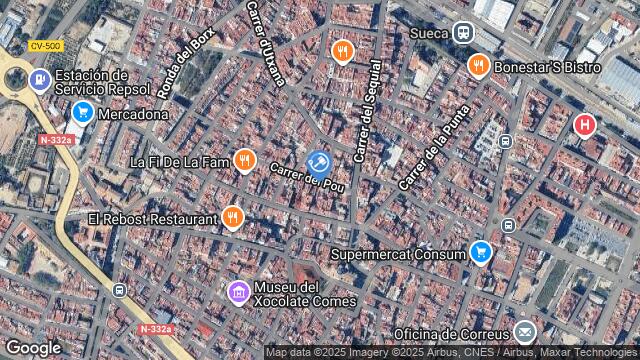 Ubicación de la subastas Subasta de vivienda en SUECA