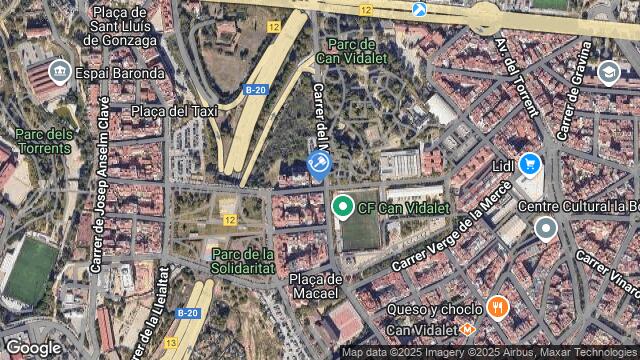 Ubicación de la subastas Subasta de solar en ESPLUGUES DE LLOBREGAT