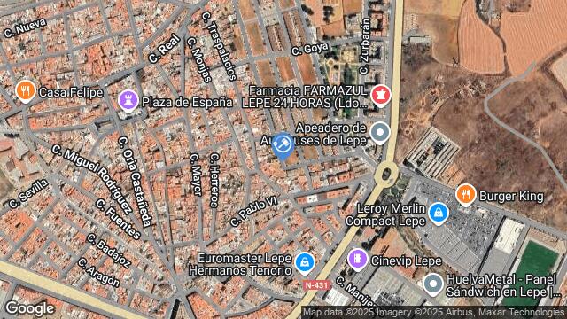 Ubicación de la subastas Subasta de vivienda en LEPE