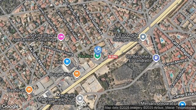 Ubicación de la subastas Subasta de garaje en EL VENDRELL