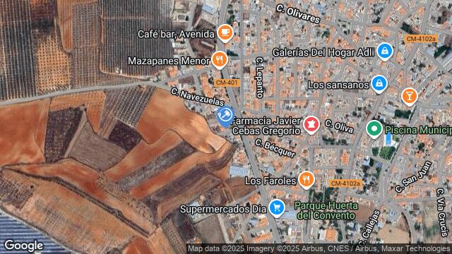 Ubicación de la subastas Subasta de vivienda en NAVALMORALES (LOS)