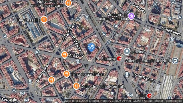 Ubicación de la subastas Subasta de cl jesus ( valÈncia) en VALÈNCIA