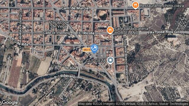 Ubicación de la subastas Subasta de vivienda en Cieza