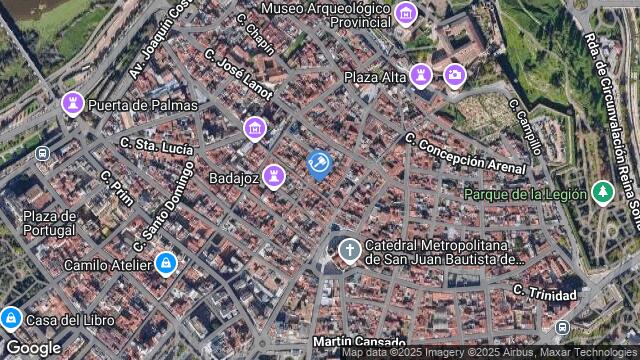 Ubicación de la subastas Subasta de local comercial en BADAJOZ