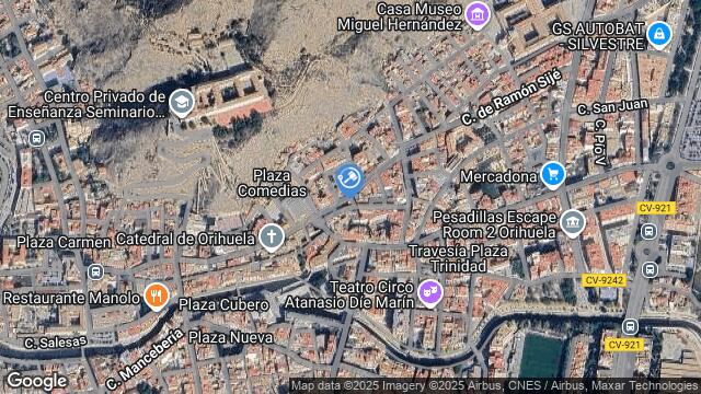 Ubicación de la subastas Subasta de local comercial en Orihuela