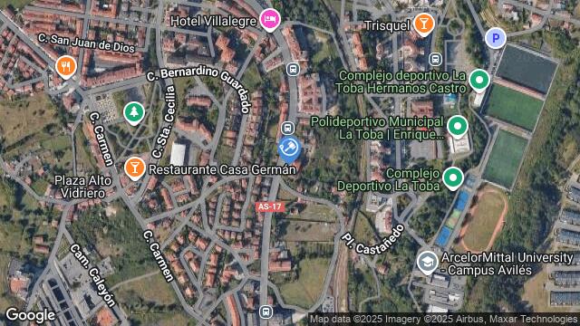 Ubicación de la subastas Subasta de vivienda en AVILES