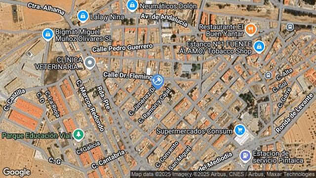 Ubicación de la subastas Subasta de garaje en Fuente Álamo de Murcia
