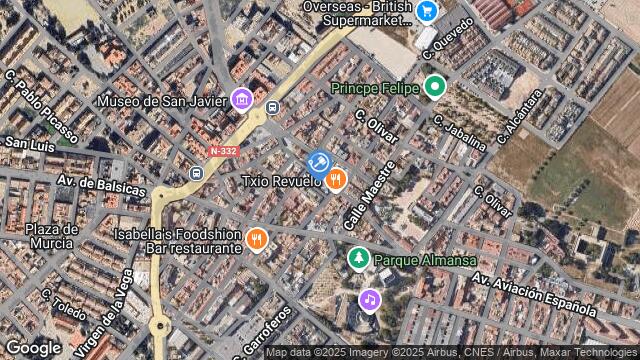 Ubicación de la subastas Subasta de garaje en San Javier