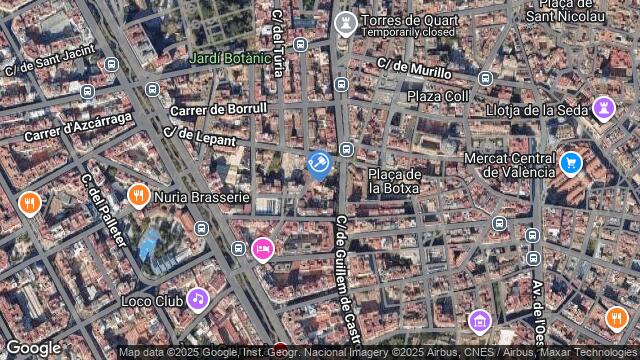 Ubicación de la subastas Subasta de cl juan de mena ( valÈncia) en VALÈNCIA