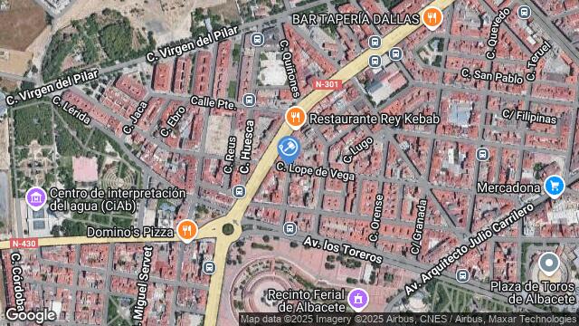 Ubicación de la subastas Subasta de local comercial en ALBACETE