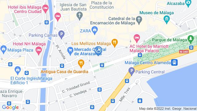 Ubicación de la subastas Subasta de local comercial en MALAGA